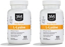 365 Door Whole Foods Market, Lysine 500 Mg Plantaardige Capsules, 100 Telling (Pack of 2)