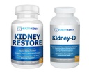 Nieren Restore & Nier-D 2-Pack Capsules voor Nierondersteuning met Geoptimaliseerde Vitamine D Antioxidanten, Nierprobiotica, Natriumbicarbonaat voor Nierreiniging