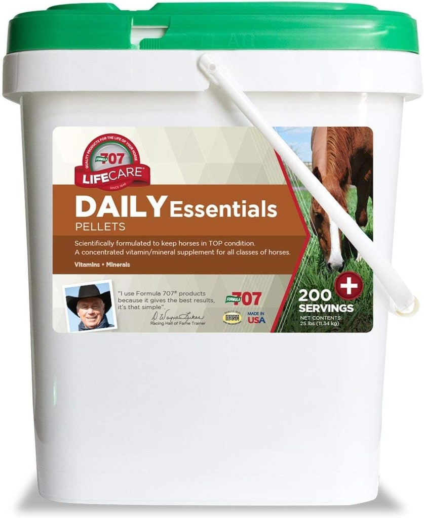 Formule 707 Daily Essentials Equine Supplement, 25lb Emmer 