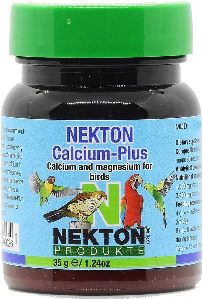 Nekton Calcium Plus - Calcium met Magnesium & Vitaminen 35g/1,23 oz