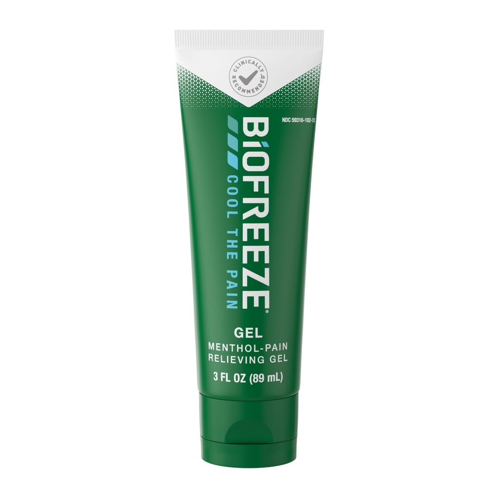 Biovriespijn Relief Gel, Artritis Pijn Reliver, Knie & Lagere Rugpijn Relief, Pijnverzachting, Nekpijn Relief, Apotheek Aanbevolen, FSA In aanmerking komende, 3 FL OZ Biovries Menthol Gel
