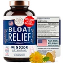 Enzymes probiotiques et digestifs anti-bloatation - Supplément IBS anti-bloatation, fenouil, bromélain - Detox Debloat Capsules Gaz - Bloaating Relief pour les femmes et les hommes - 30 pilules de santé Gut