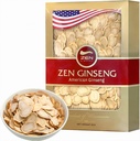 Zen American Wisconsin Ginseng Slices Verbeterde energie, prestaties en geestelijke gezondheid voor mannen en vrouwen (8oz. Kader)