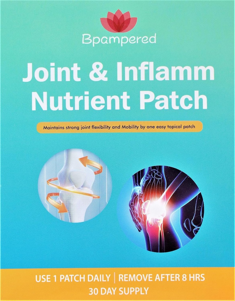 Gezamenlijke & Inflamm Nutrient Patch - Glucosamine Chondroitin Complex met MSM voor gezamenlijke gezondheid, bevordert flexibiliteit en mobiliteit van gewrichten, gezamenlijke disconfort Relief