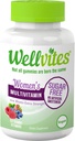 Wellvites Suikervrije Multivitamine Gummies voor vrouwen met Biotine, Vegan, Non-GMO - Vitaminen voor vrouwen, Vitamine A, B6, en B12, Geen kunstmatige zoetstoffen, Gluten-vrij,60 Tellen (30 dagen levering)