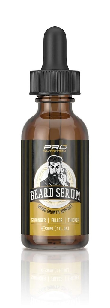 Baardgroei Serum stimuleert en herstelt nieuwe follikelgroei. Groei Sterker, dik, Fuller, Langer, gezondere baard & snorharen.