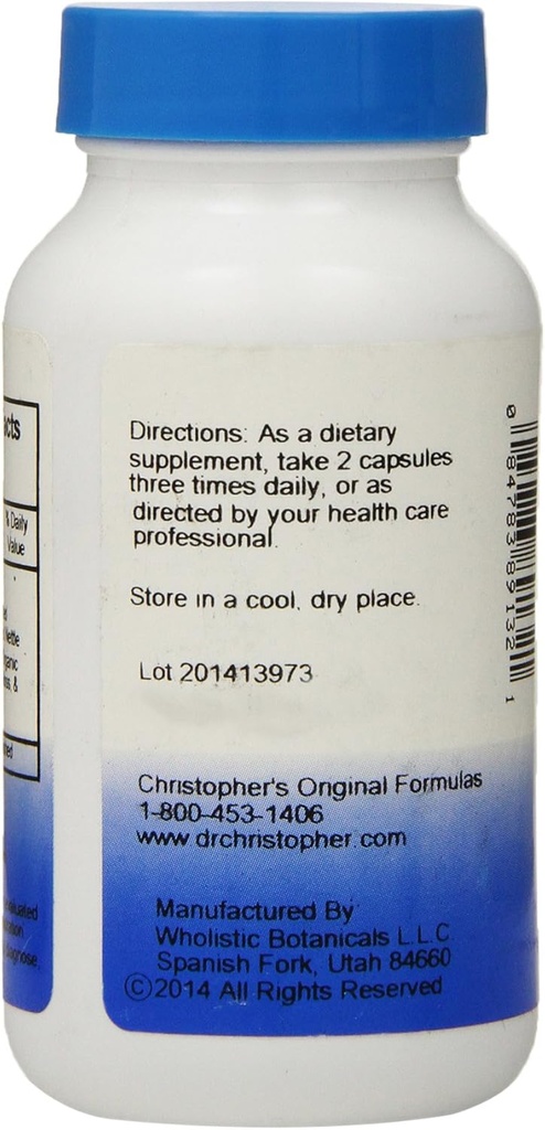 Dr. Christopher's Original Formulas Thyroid Maintenance Formula Capsules, 100 Telling (pakket van 2)