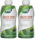 Nature's Way Liquid Iron, Biedt dagelijkse waarde van ijzer, suikervrij, Berry Flavored, 16 Fl. Oz. (verpakking van 2)