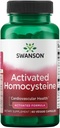 Swanson activé Homocysteine Formule 60 Capsules