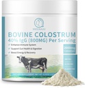 Bovine Colostrum Supplement 2000mg, Colostrum Powder 40% IgG Immunoglobulins for Immune Support, Hair Growth, Gut Health, Muscle, Energy - 100% Grass Fed, Gluten-Free, Non-GMO, 120 Grams