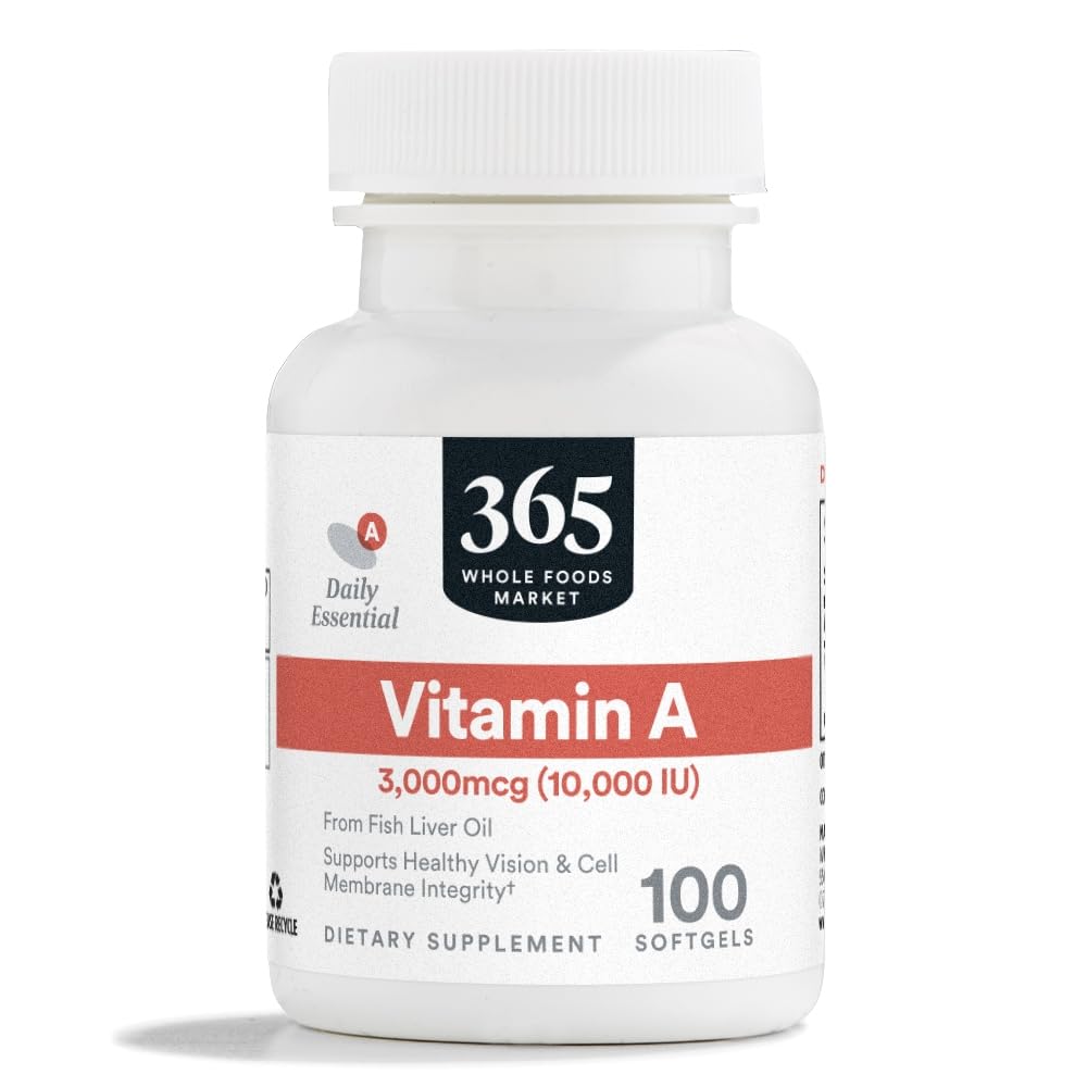 365 door Whole Foods Market, Vitamine A 10.000 IE, 100 CT