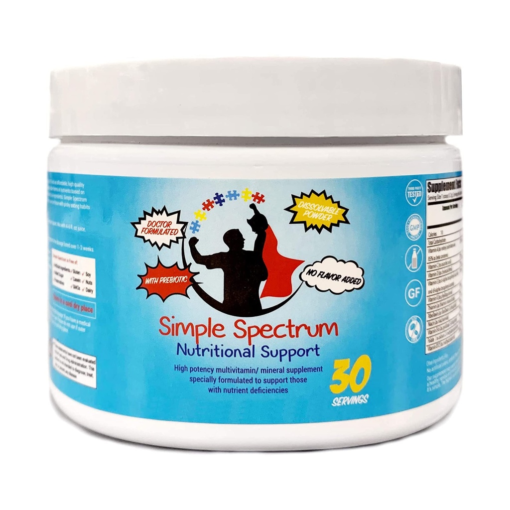 Eenvoudige Spectrum Vitamine Supplement, Voedingsondersteuning, Geen toegevoegde suiker of kunstmatige ingrediënten