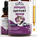 Immuunondersteuning voor katten - helpt een gezond immuunsysteem te ondersteunen - Cat Immuunbooster - Cat Immuunondersteuning - Cat Immuunsupplement - Immuunondersteuning Katten - Cat Immuunondersteuning Supplement - 1 floz