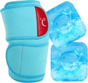 Comfytemp Large Knie Ice Pack Wrap met 2 Gel Soft Cold Pack, Herbruikbare Compressie Knie Brace voor Meniscus Tear, Joint Pain Relief, Artritis, ACL, Na Chirurgie Krijgen goed Gifts, Heren Vrouwen Running Gear