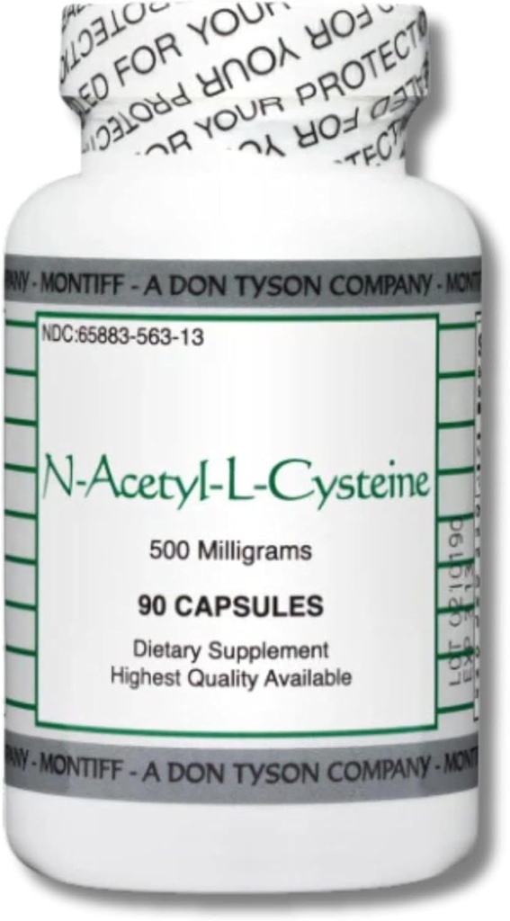 MindEyes N-Acetyl-L-Cysteine NAC 500mg supplement (90 capsules), wit