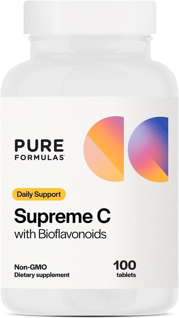 PureFormulas Supreme C met Bioflavonoïden - 100 tabletten 