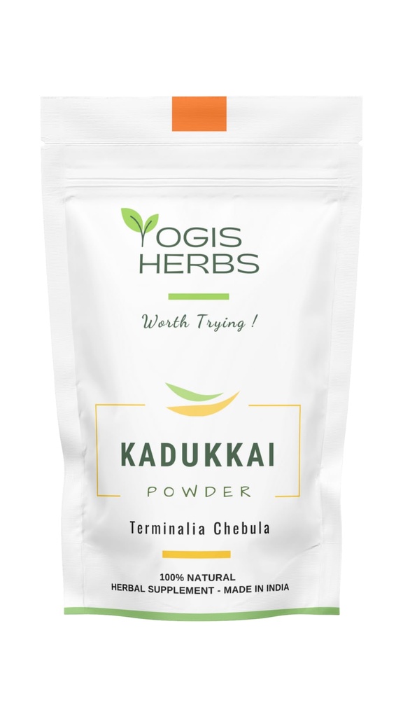YOGIS HERBS Kadukkai Poeder (Terminalia Chebula/Haritaki) 1 Lb Vers en puur 1 Pond (verpakking van 1)