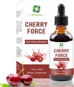 Cherry Force Supplement Tart Cherry Extract Rijk in Phytonutriënten Natuur Tart Cherry Volledig geabsorbeerd Tart Cherry Juice Concentraat