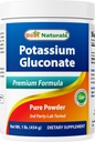 Best Naturals Kalium Gluconaat 1lb Poeder (1 LB (verpakking 1))