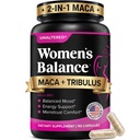 UNALTERED Hormone Balance & Mood Support for Women - Uiteraard ondersteunt Hormonal Balance & Energy met Tribulus Terrestris & Red Maca Root Extract - Dieetsupplement - 90 Vegan Capsules