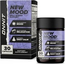 ONNIT Nieuwe Mood Dagelijkse Stress Support Capsules, IgenTM Non-GMO Tested, Slaap- en Goede Ondersteuning Supplement voor mannen en vrouwen, Dagelijks Stress Management Capsules, 30 Tellen