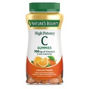 Nature’s Bounty Vitamin C Gummies 700mg, High Potency Vitamin C Chewable Gummies for Adults, Immune Support Supplement, Dietary Supplement, Orange Flavor, 60 Ct