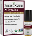 Natuurkrachten Natuurlijke, Organische Migraine Pijnverlichting Topische Roll-on, Ondersteunt Prodrome, Aura, Hoofdpijn, Vermoeidheid, Licht en Geluid Gevoeligheid, Misselijkheid geassocieerd met Migraines, Non-GMO, 0,14 Fl Oz