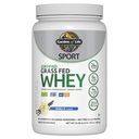 Tuin van het leven SPORT Wei Proteïne Poeder Vanille, Premium Grass Fed Wei Proteïne Isoleer plus Probiotica voor de gezondheid van het immuunsysteem, 24g Proteïne, Niet GGO, Glutenvrij, Koud Verwerkt - 20 Servers