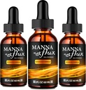 Manna flux Drops, Mannaflux Ondersteuning Supplement Liquid Drops - Maximale sterkte, Manna Flux Health & Wellness Drops, Mannaflux All Natural Formula, Manna Flux Liquid Drops Reviews (3 Pack)