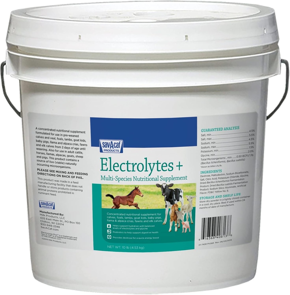 633011 Supplément Electrolytes plus multi-espèces, 10 lb