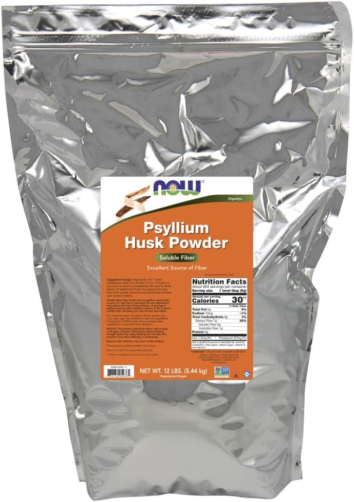 NU Psyllium Husk Poeder, 12-Pond