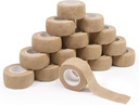 16 Rolls Zelfklevende Bandage Wrap - Morgen 1 Inch Kleine ademende Cohesive Athletic Tape, Stretch Adherent Finger Wrap voor Sport, letsel, Eerste Hulp Medical, Teen verstuikingen & Zwelling