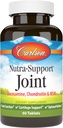 Carlson - Nutra-Support Joint, Glucosamine Chondroitin & MSM, Joint Function, Cartilage Support & Optimal Wellness, 60 tabletten