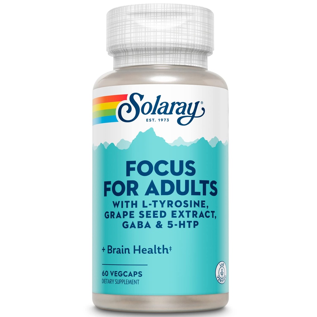 SOLARAY - Focus voor volwassenen 60 capsules