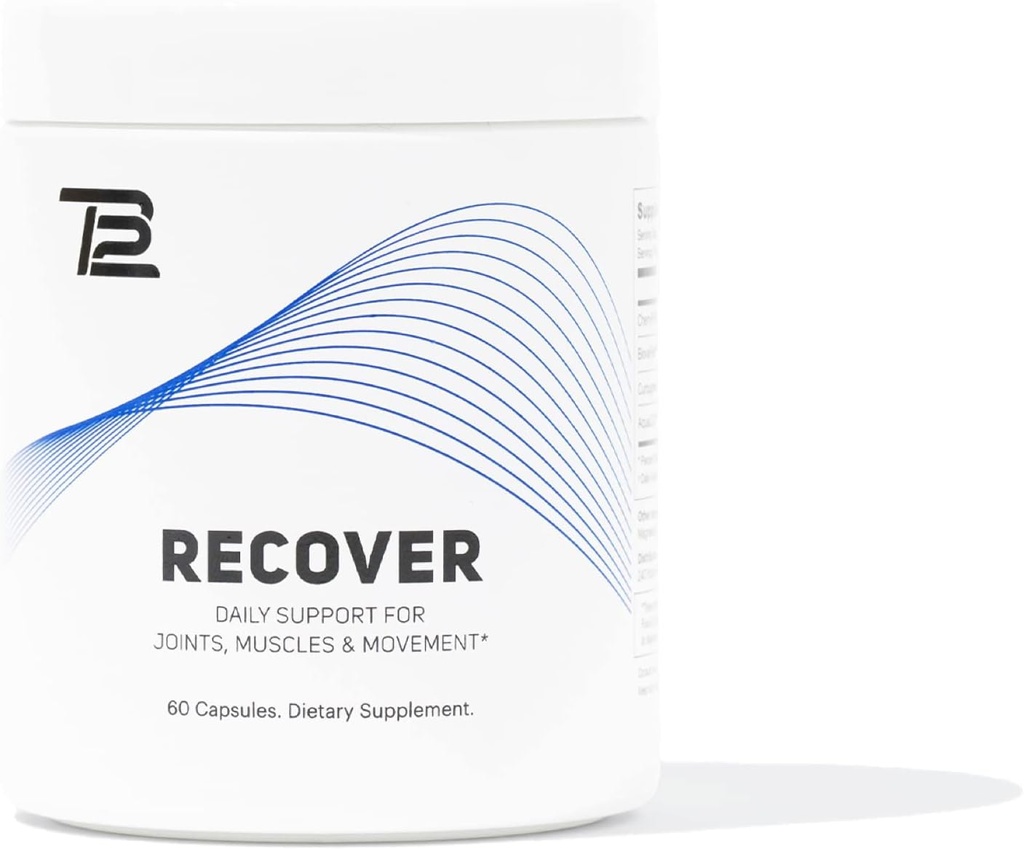 TB12 Recover - Premium Natural Recovery Supplement met Tart Cherry, Egg Membrane, Curcumin, en Boswellia om spierherstel te ondersteunen, en gezamenlijke mobiliteit