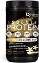 NATURE TARGET Isolate Wei Proteïne Poeder Vanille, 25g Proteïne Low Carb Suikervrij en Glutenvrij, 5.5g BCAA's, rijk aan vezels en mineralen, 1,1 pond, 16 porties