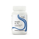 Recherche de la santé Vitamine D3 + K2 - Système immunitaire et soutien à la santé des os avec Vitamine D3 (Cholecalciferol) et Vitamine K2 (Ménaquinone-7) - Végétarien Vitamine D & K Supplément - 60 capsules