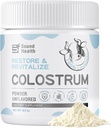 Colostrum Supplement Powder for Humans - Organic Bove Colostrum Supplement for Gut Health, Hair Growth, Beauty - Unflavored (73 Servers)