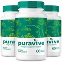 Rize labs (Pack of 3 Puravive WeightLoss Capsules, Exotic Rice Capsule Reviews, Weight Support BAT Levels, Detox & Cleanse, All-Natural Easy to Swallow Formula (180 capsules)
