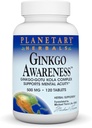 Planetaire kruiden Ginkgo Awareness Tablets, 120 Tel.
