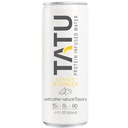 TATU Protéines prêtes à boire Infusion d'eau Lemon Ginger 24 Pack. 15 grammes d'isolat de protéines de lactosérum, 0 grammes de sucre, seulement 60 calories. Lemon Ginger et Orange Mango. Sans gluten, sans lactose.