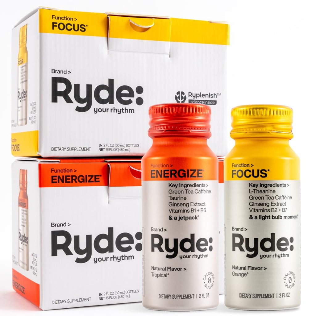 RYDE Shots energize + Focus 