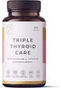 Palak Note Miduty Triple Thyro Care - Selenium, Sea Kelp, L-Tyrosine, Zink, Ashwagandha, B1 (verpakking van 60 capsules)