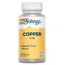 Solaray Copper 2 mg Gezonde Red Blood Cel vorming, Immuun en Zenuwfunctie Ondersteuning