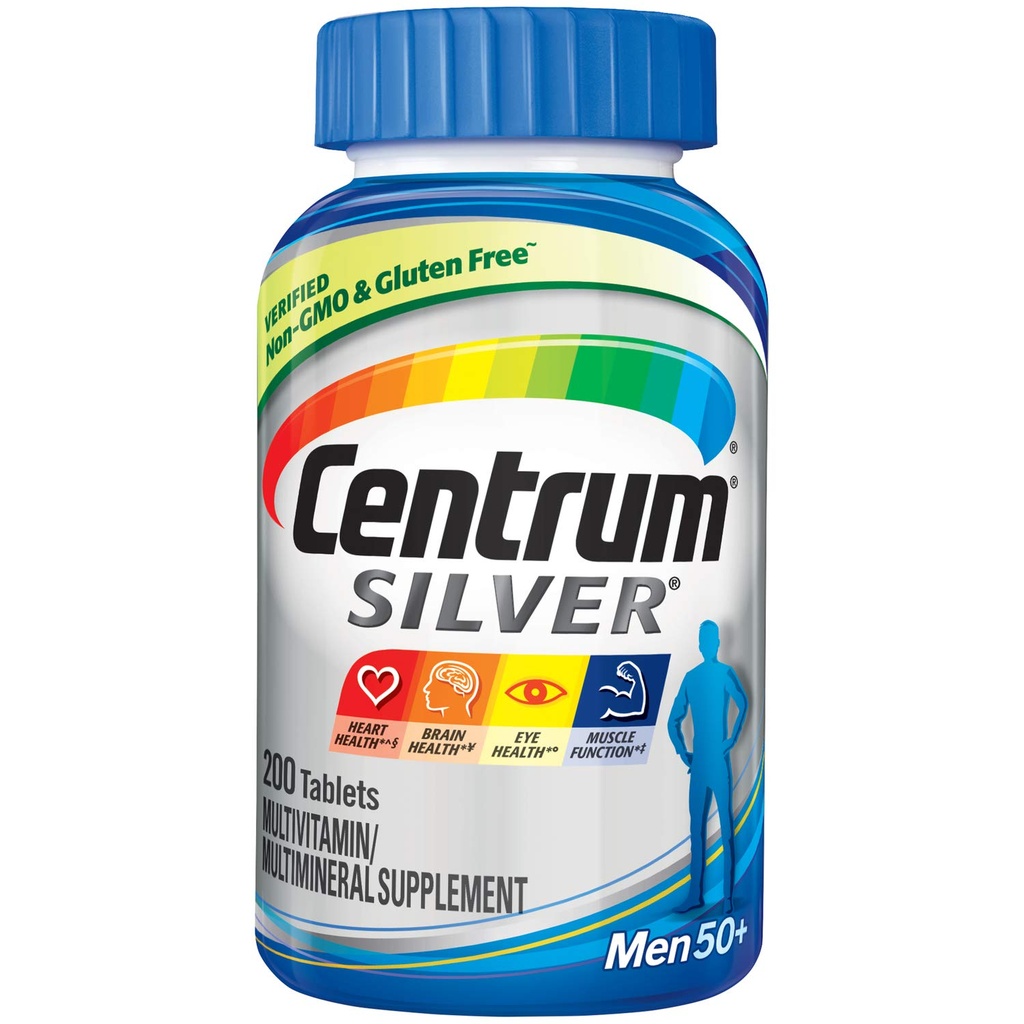 Centrum mannen Ultra Silver Tab 200 Telling (4 Pack)