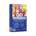GoHydrate Instant Hydration Powder Packets - Low Sodium Electrolytes Drink Mix - Natural Hydration Support, Sugar Free Electrolyte Flavored Powder Drink met Vitamine D, 10 Packs, Gemengd