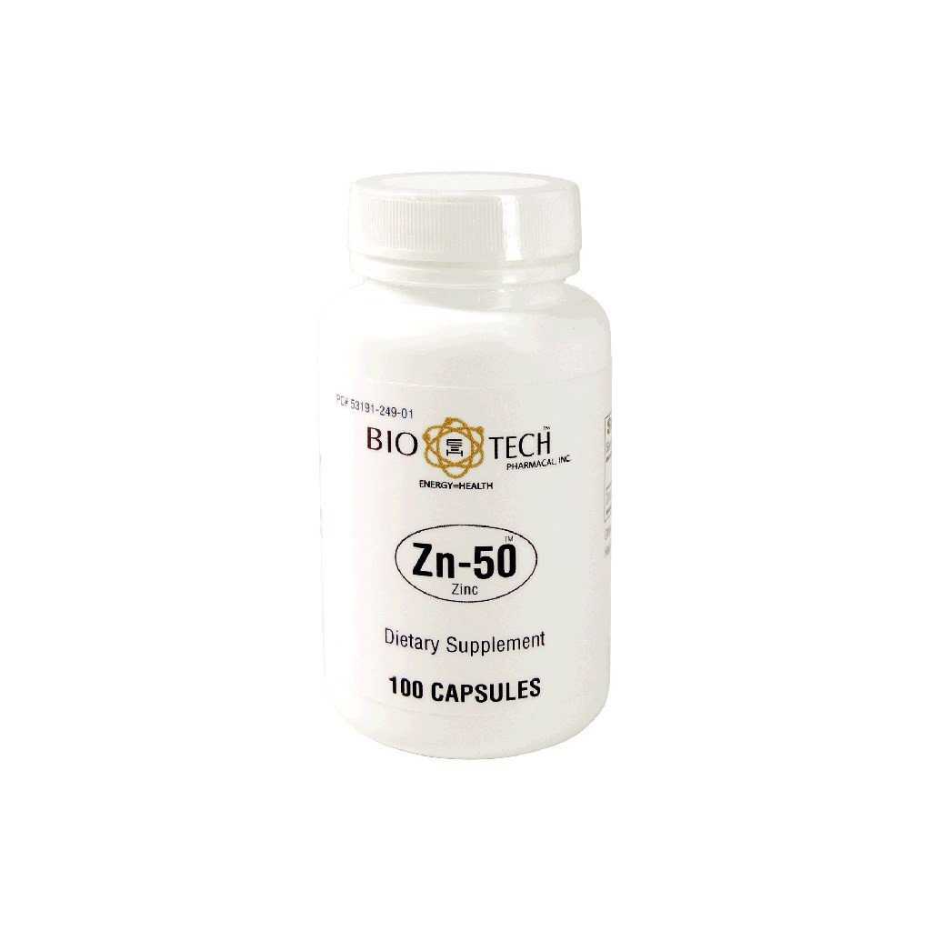 Bio-Tech - Zn-50 Zinkgluconaat 50 mg 100 capsules