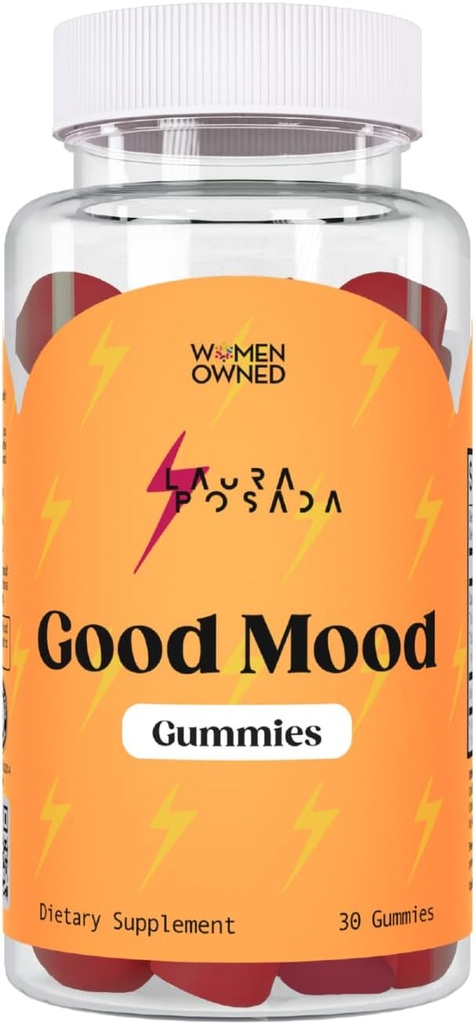 Laura Posada Mood Support Gummies Saffron Supplement 30 Tel 100% Natuurlijke 