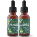 Glutathion liposomique, Absorption supérieure, Supplément de glutathion liquide, puissant antioxydant, Détox hépatique, Enhancer immunitaire, Sans soja, Non-OGM, Vegan & Gluten Fre, 4 fl.oz,1500 mg