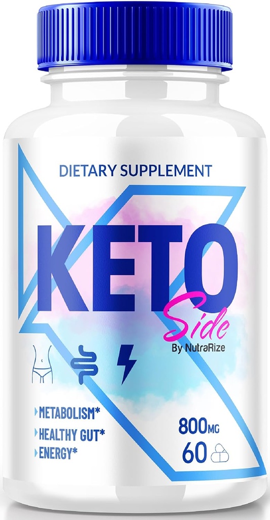 Keto Side Capsules, Premium supplement ter ondersteuning van actieve levensstijl, all- Natural Keto ondersteuning voor het bereiken van fit en gezond lichaam, KetoSide Detox Pillen Reviews (60 capsules)